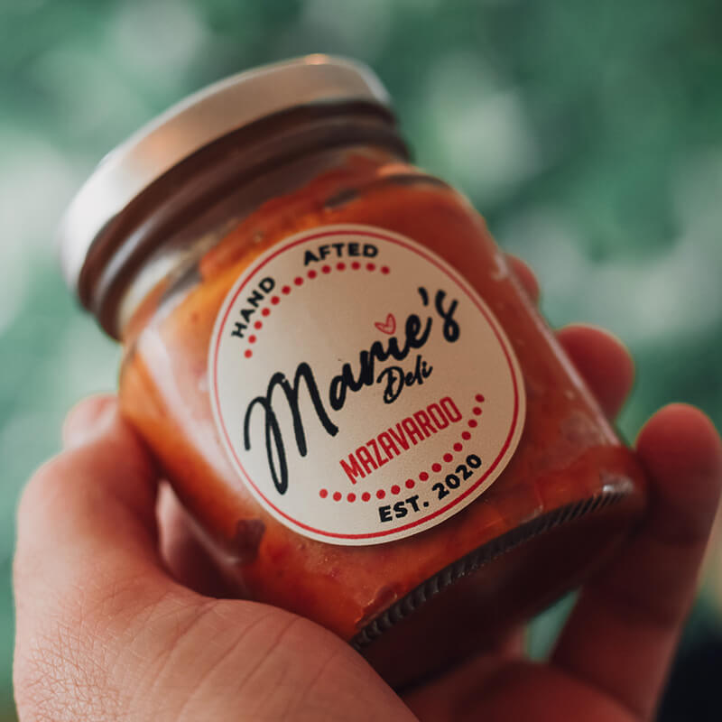Marie's deli handcrafted and home made mazavaroo sauce